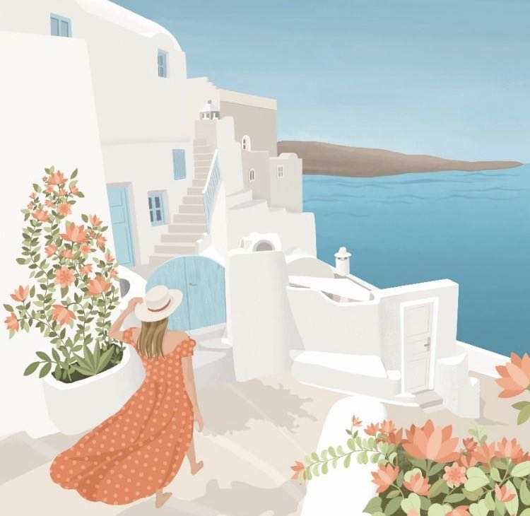 Mykonos Vacation Mini Kit