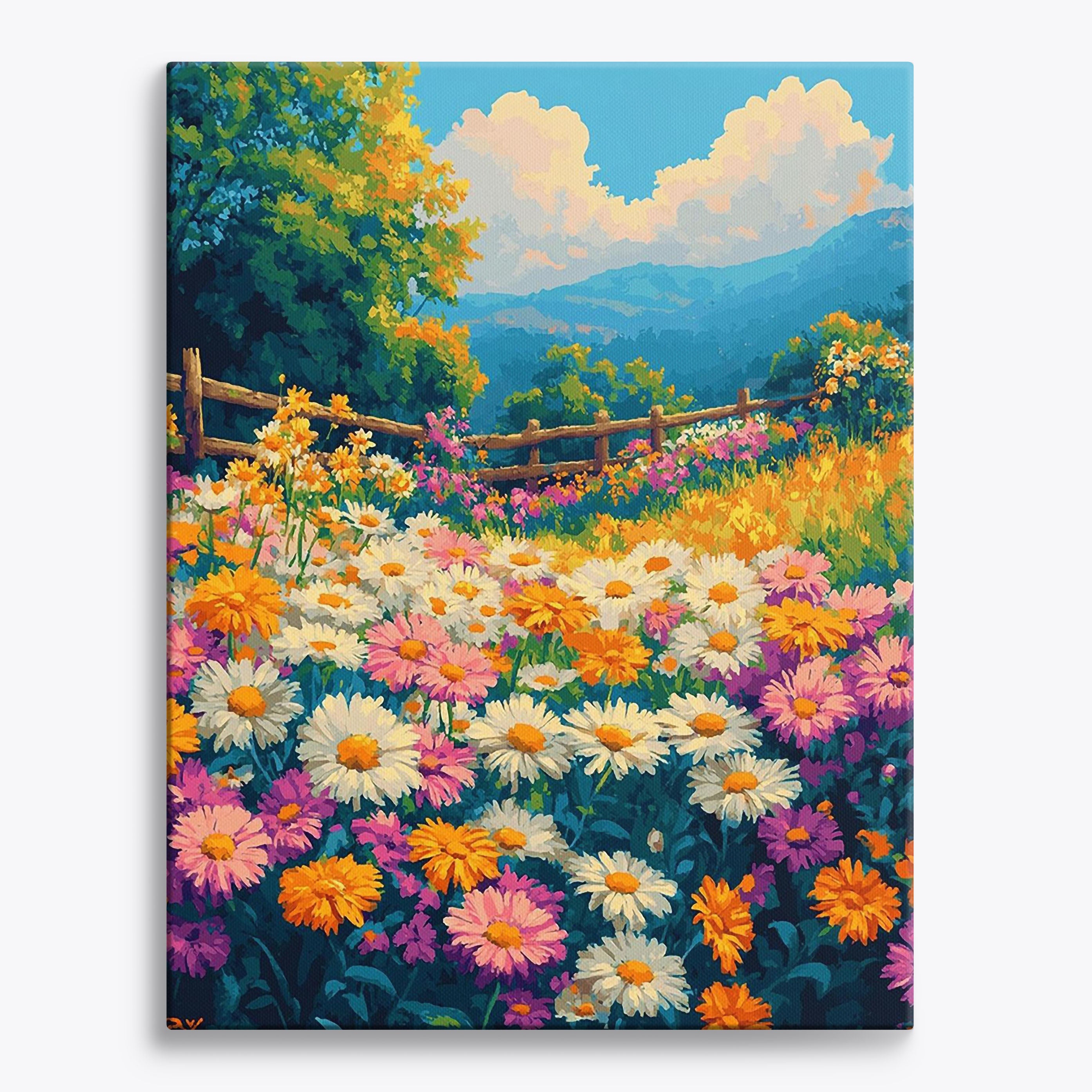 Bright Garden No Frame / Regular (19.7"x15.75"/50x40cm) / 24 colors