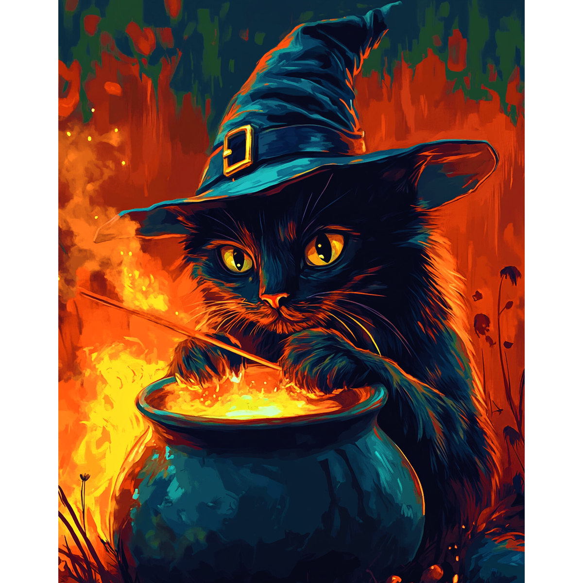 Cauldron Cat Magic