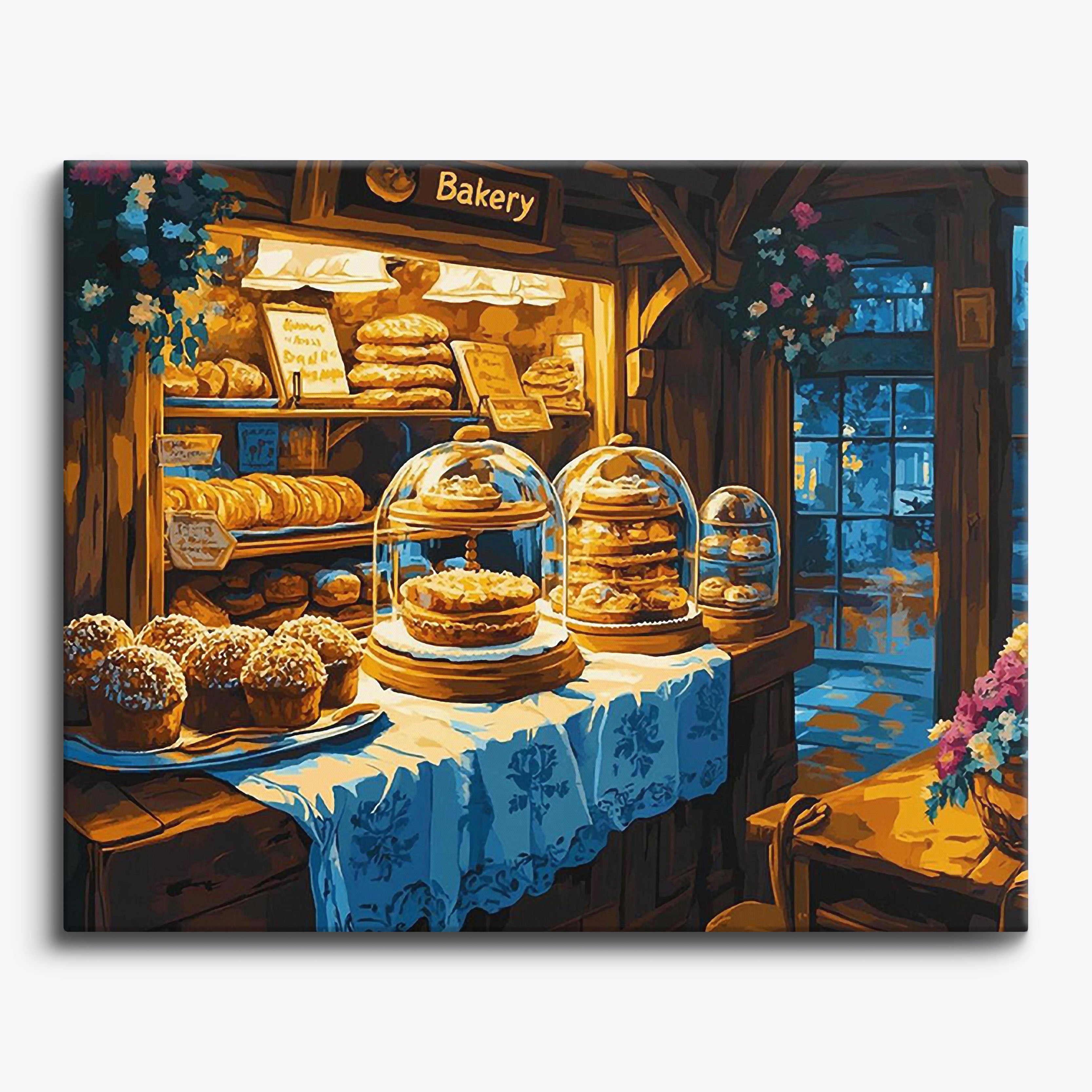 Cozy Pastry Display No Frame / Regular (15.75"x19.7"/40x50cm) / 24 colors