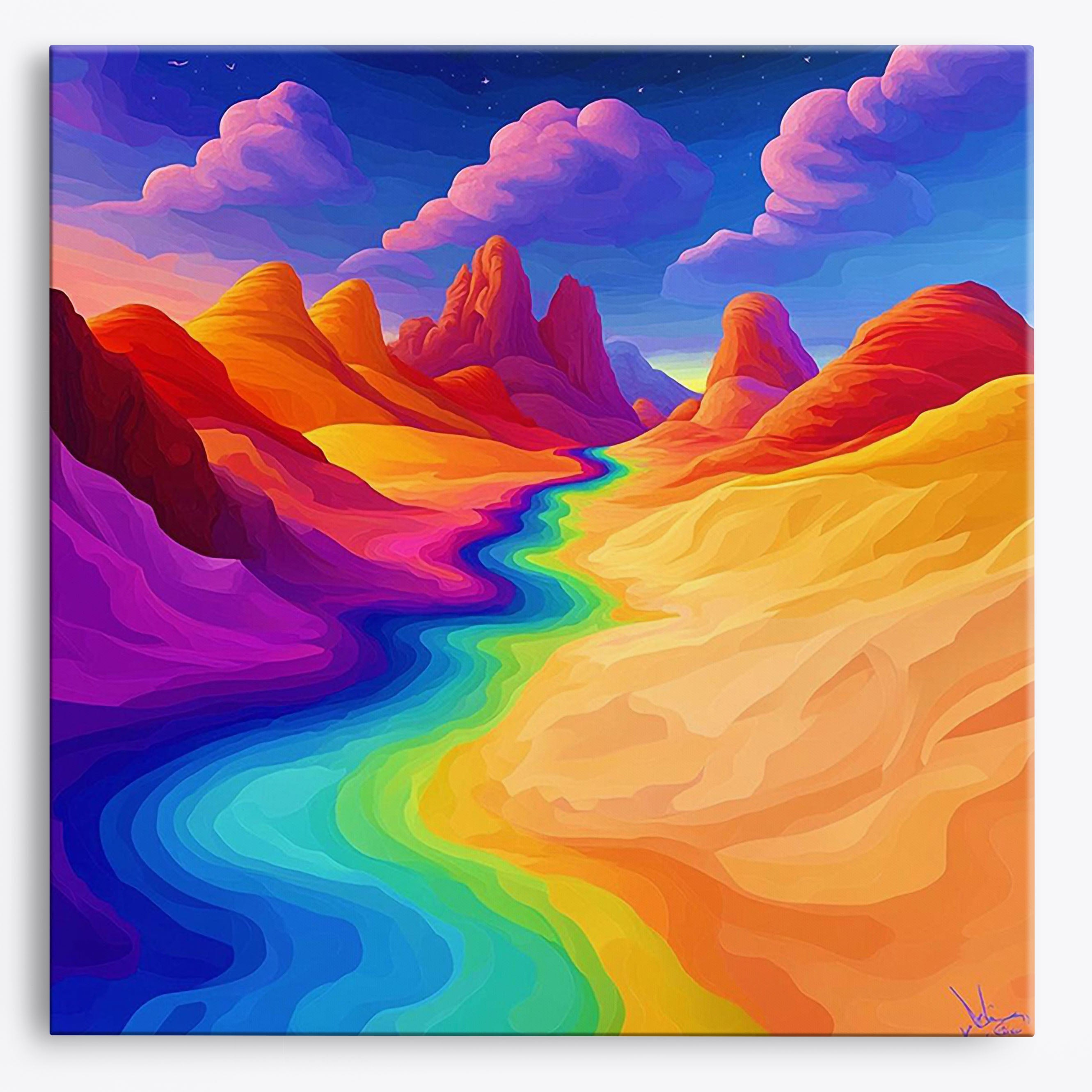 Desert Harmony No Frame / Regular (15.75"x15.75"/40x40cm) / 24 colors