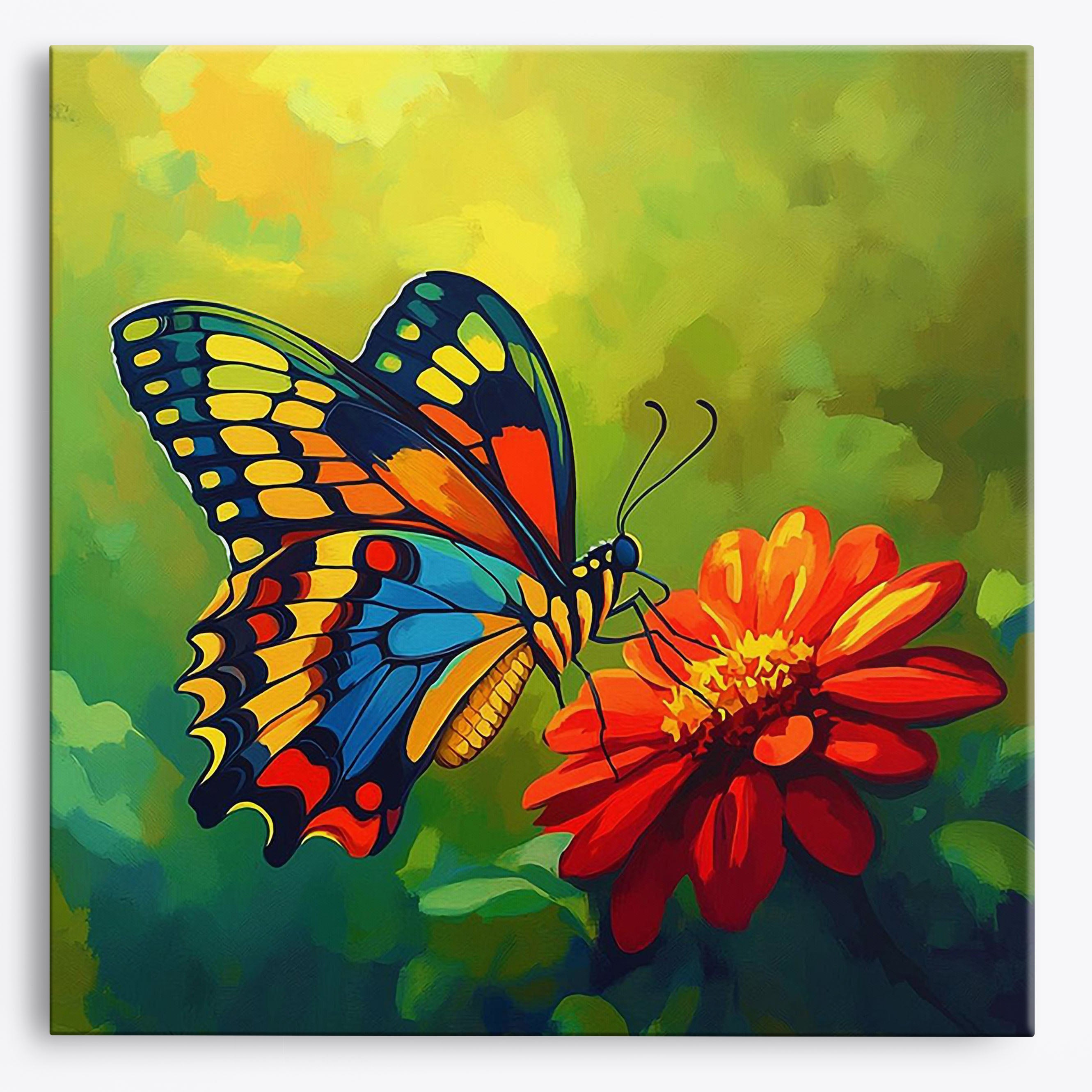 Flutter Bloom No Frame / Regular (15.75"x15.75"/40x40cm) / 24 colors