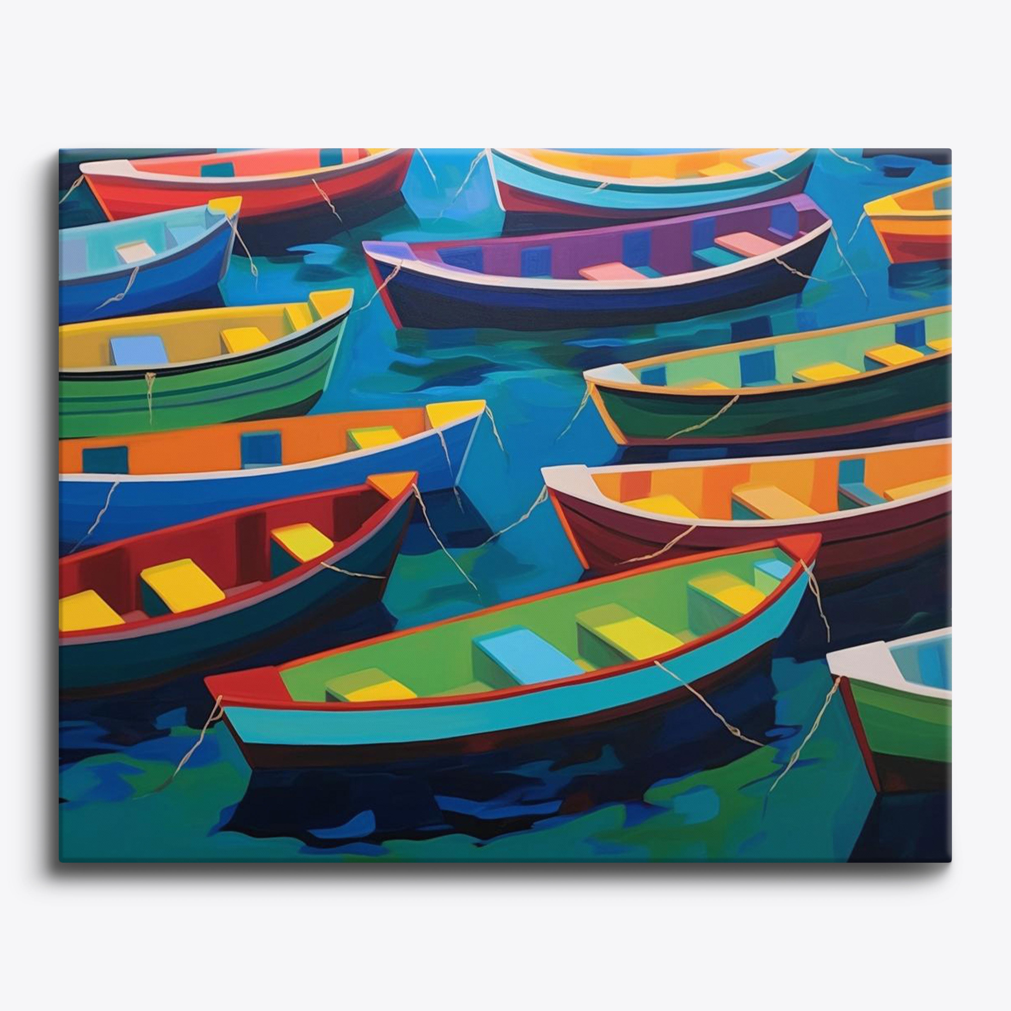 Ocean Boats No Frame / 24 colors
