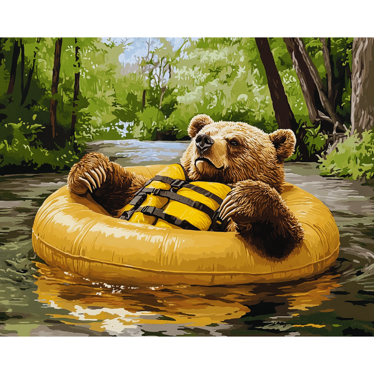 River Tubing Bear