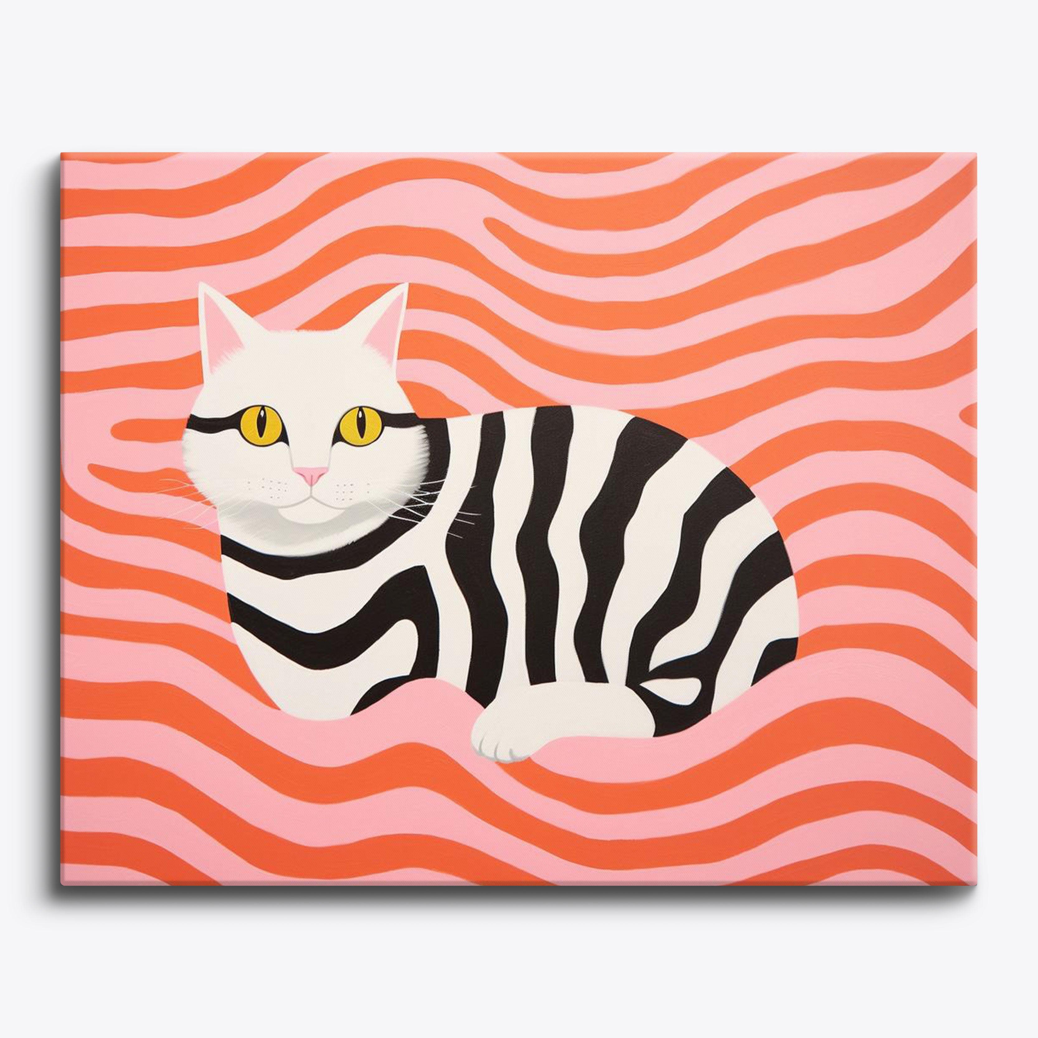 Striped Whiskers No Frame / 24 colors