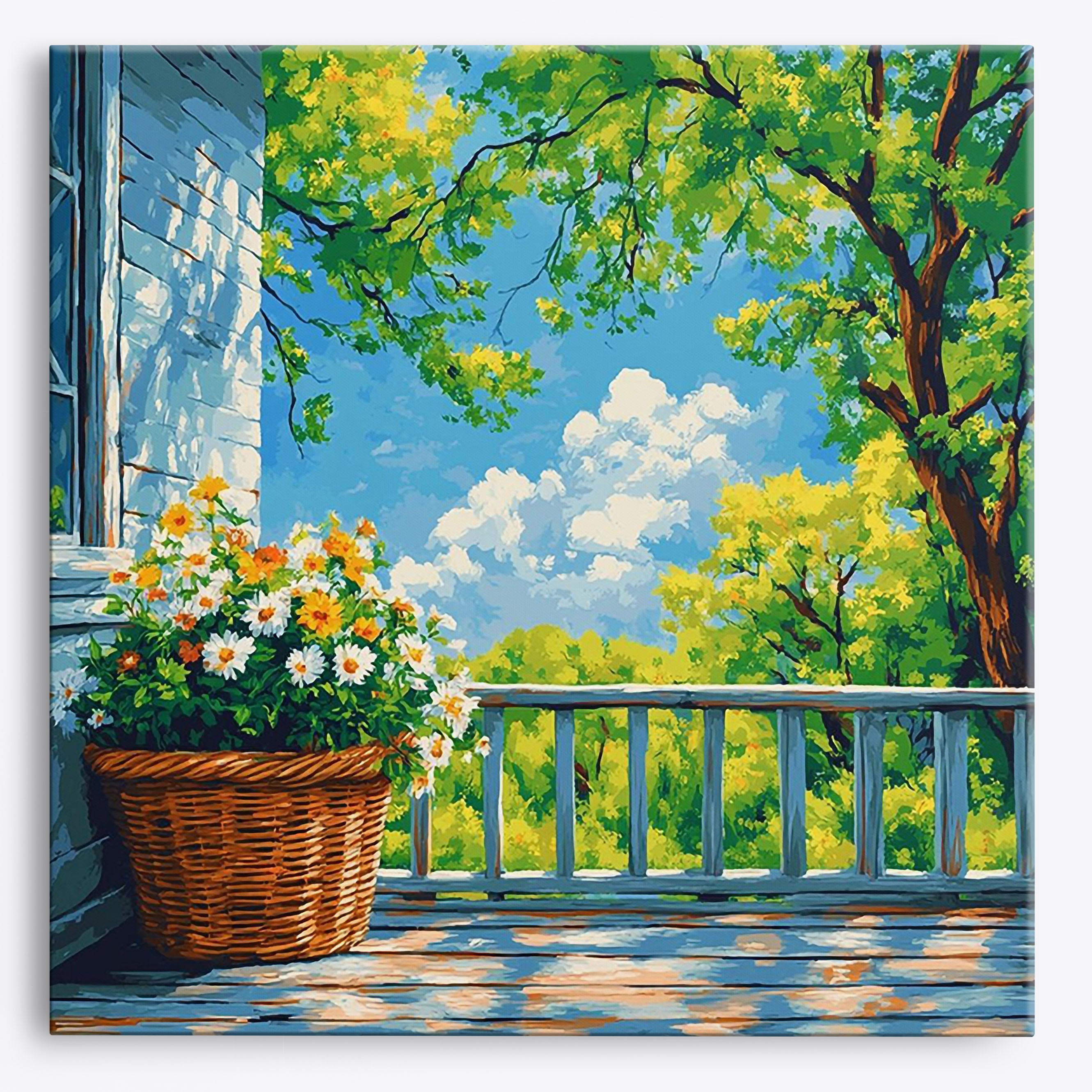 Sunny Porch No Frame / Regular (15.75"x15.75"/40x40cm) / 24 colors