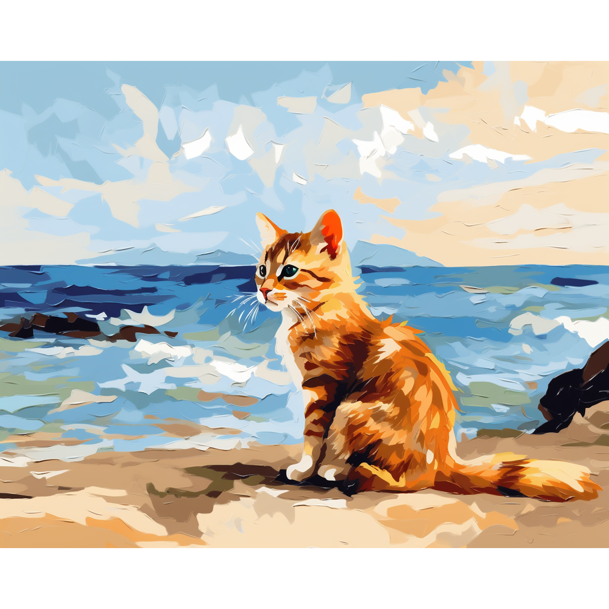 قطة الشاطئ