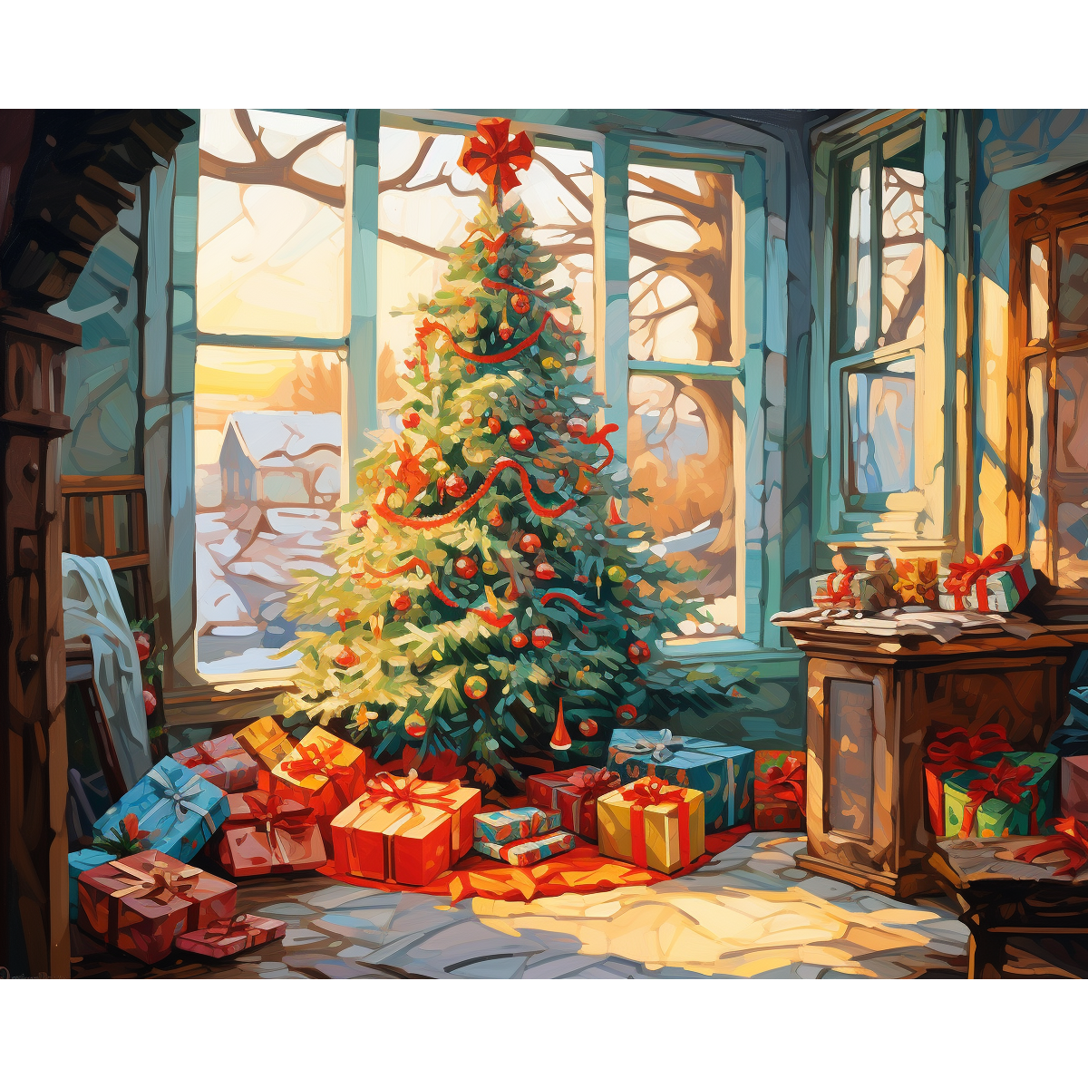 فرحة شجرة عيد الميلاد