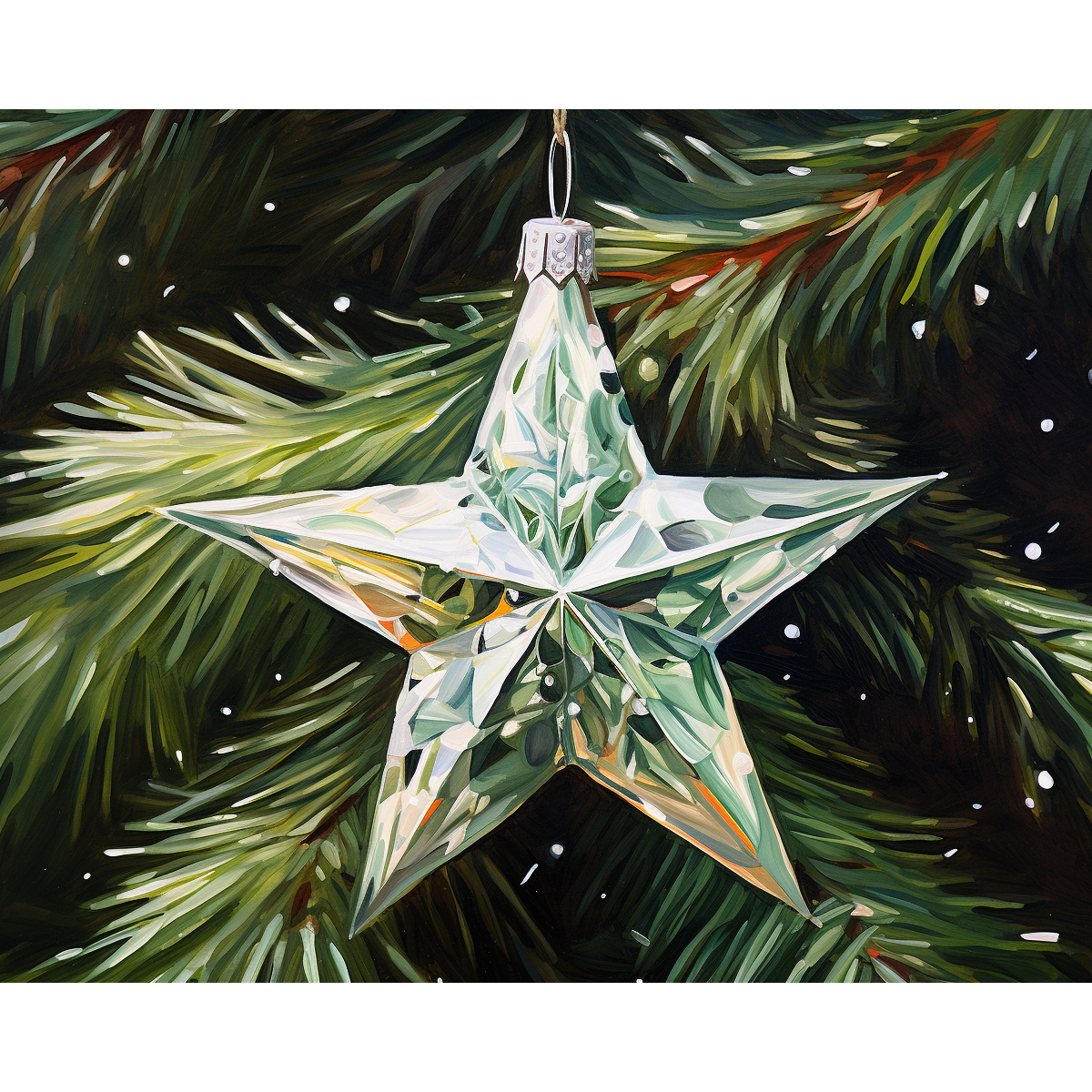 Glimmering Star Ornament