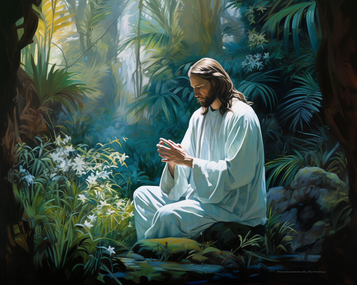 يسوع يصلي