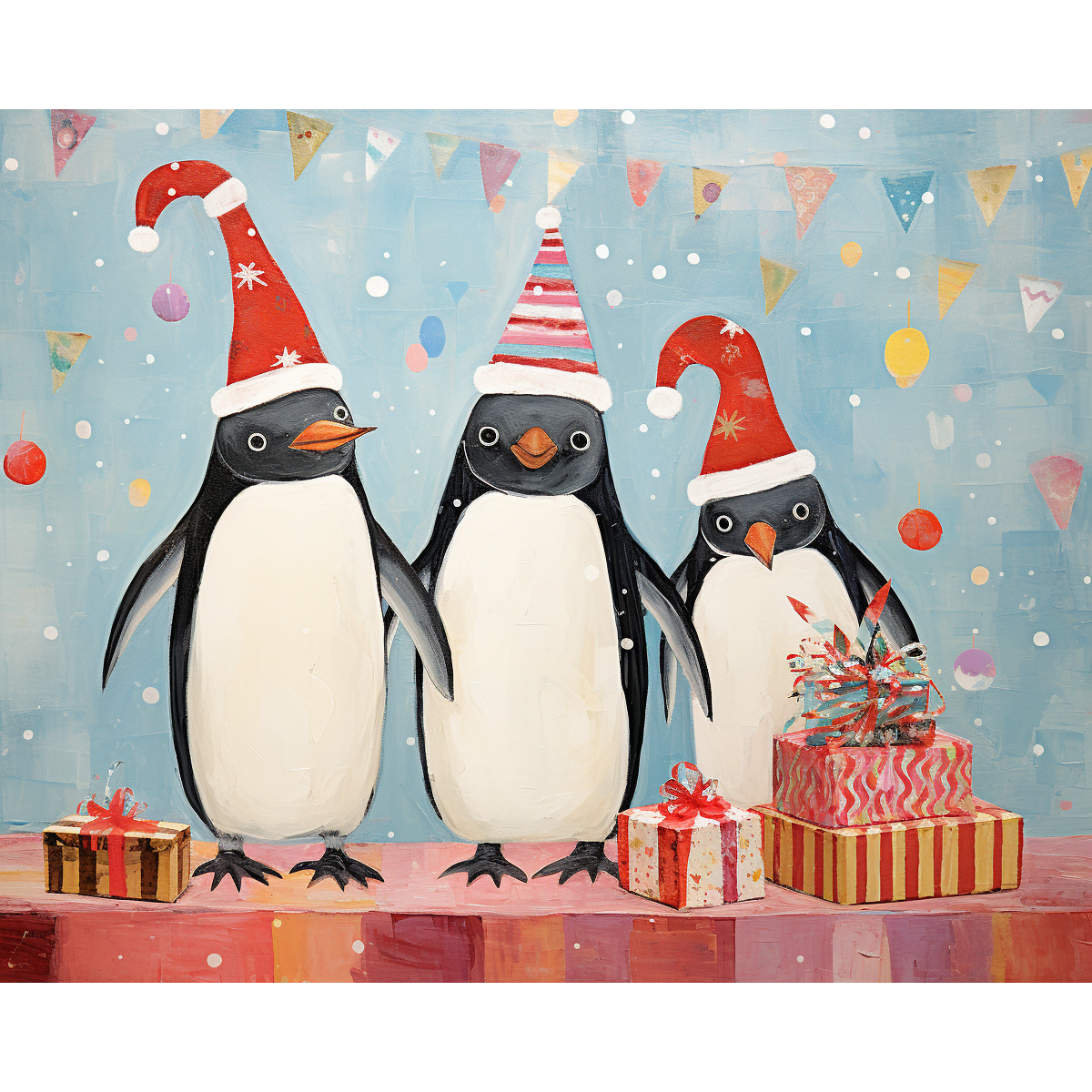 Very Festive Penguins